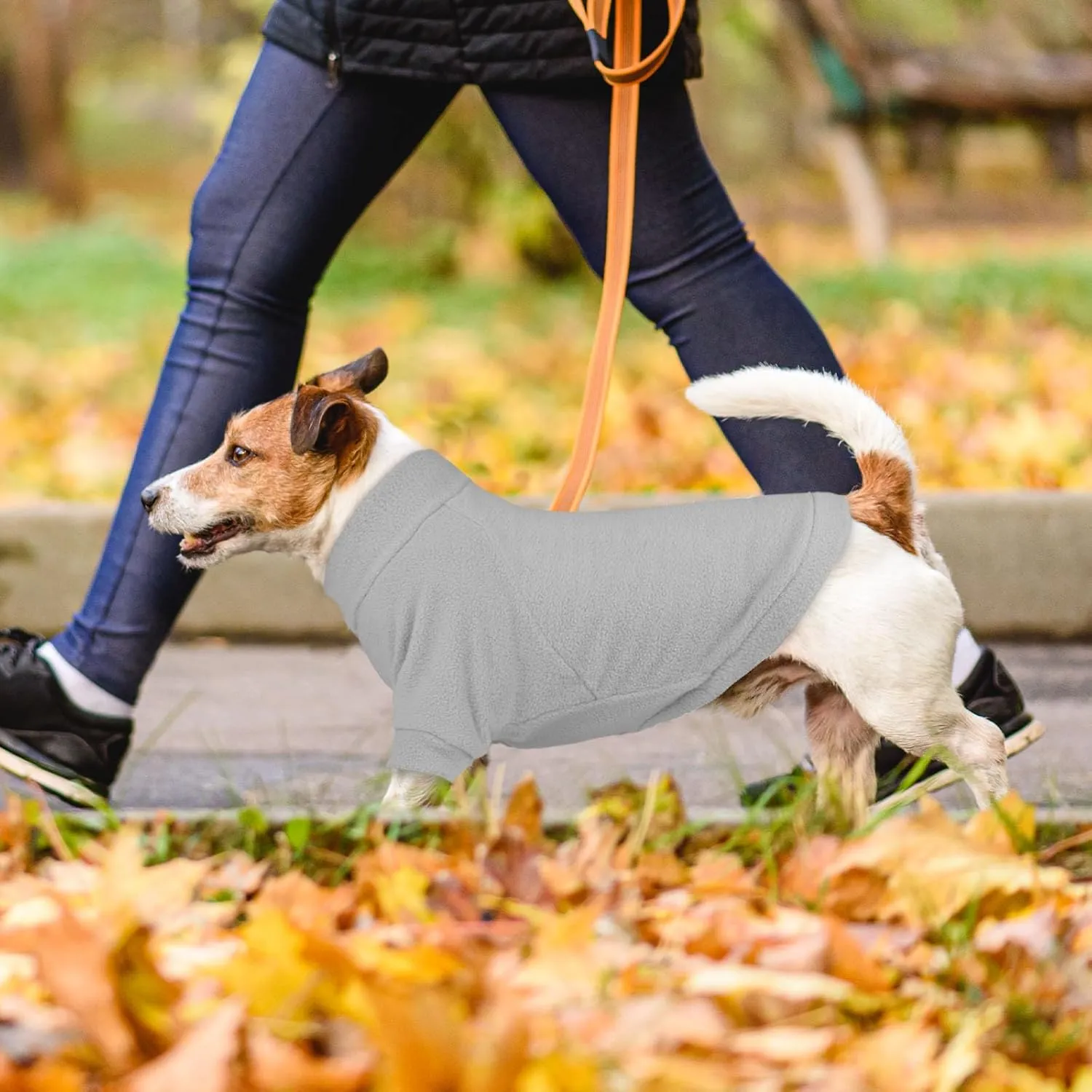 3 Pack Dog Sweaters for Small Dogs, Fleece Dog Sweater Dog Clothes Turtleneck Soft Warm Dog Sweatshirt Puppy Sweater Boy Girl Pet(Gray Blue Coffee,S)
