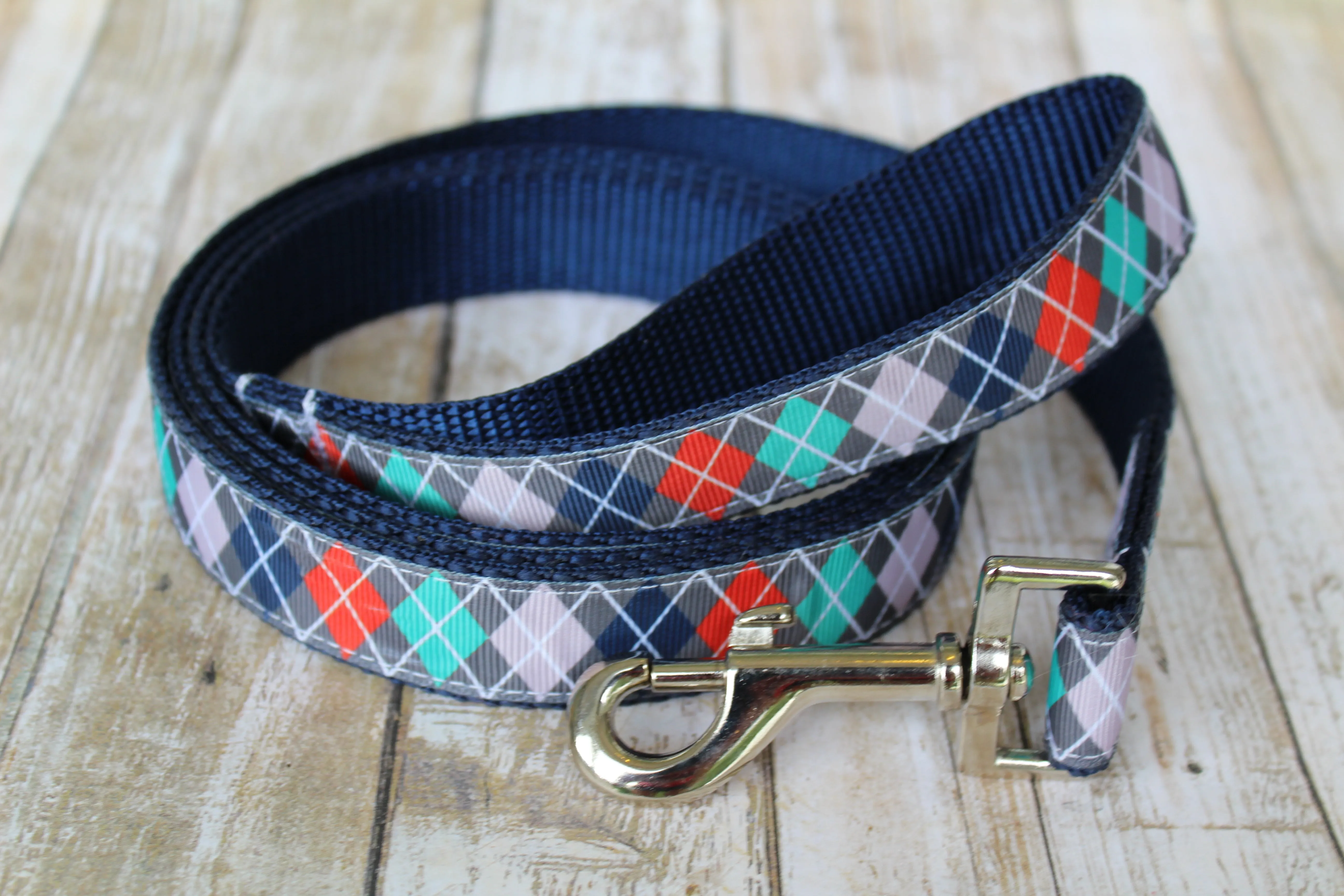 Argyle Dog Leash