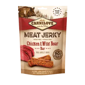 Carnilove | Dog Treat | Meat Jerky Chicken & Wild Boar Bar - 100g