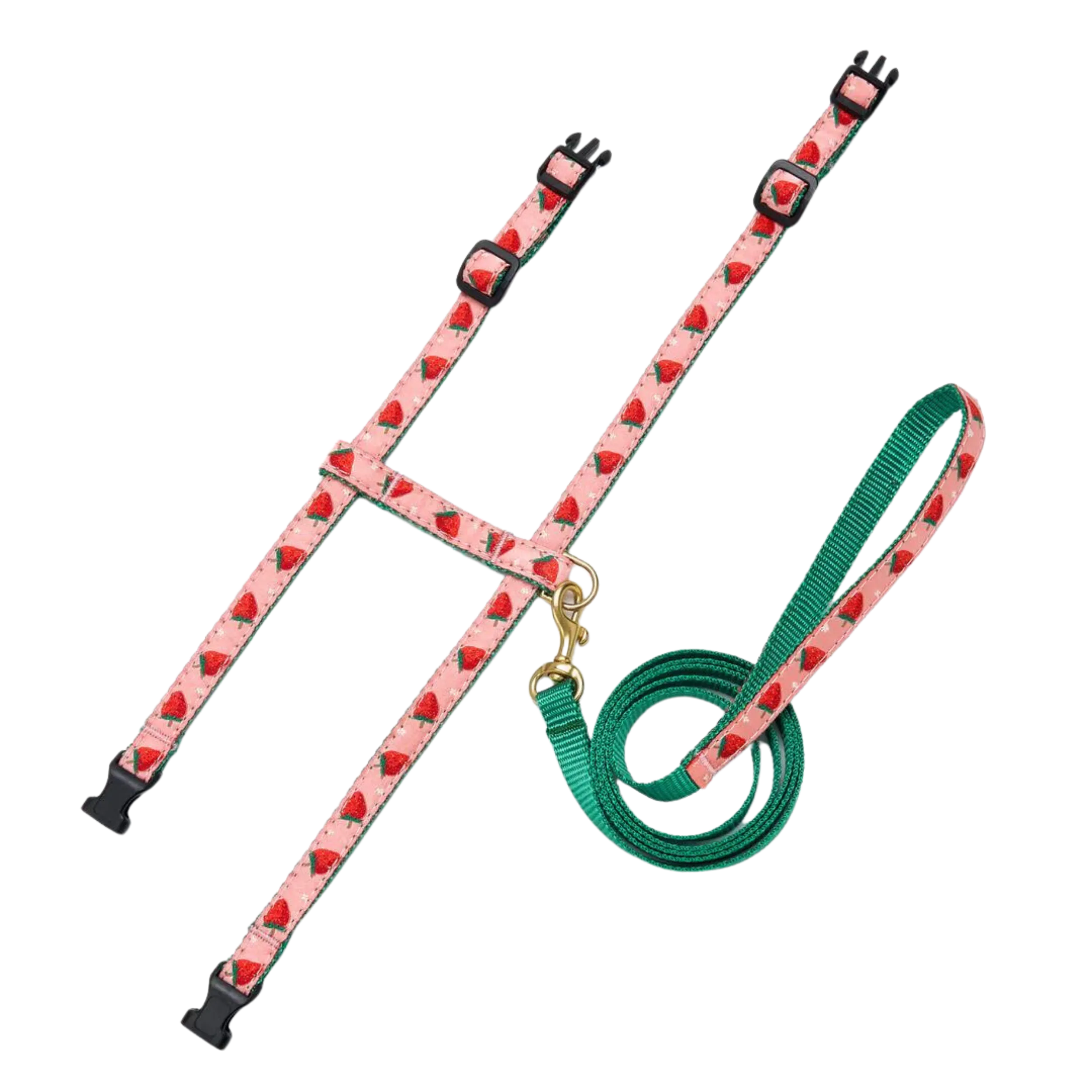 Cat Harness & Leash | Strawberry Fields