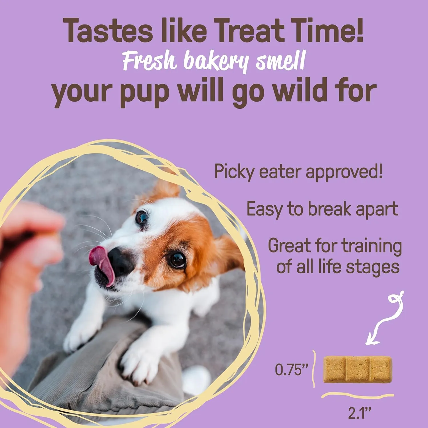 Cookie PAL Sweet Potato Dog Treats with Flaxseed, Crunchy Human Grade USDA Organic Puppy Treats for Training, Biscuits, 10oz (Pk of 3)