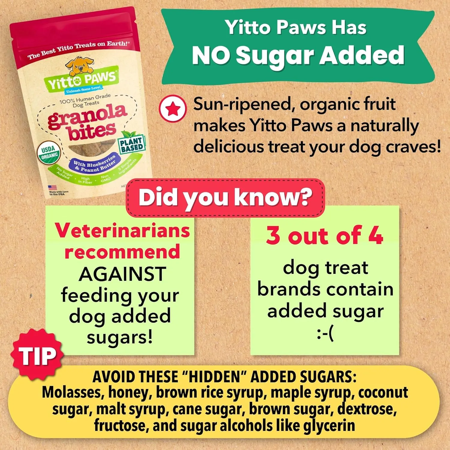 Crunchy Organic Blueberry Dog Treats, Oats & Peanut Butter Healthy Dog Treats, Vegan All Natural Dog Training Treats Made in USA Only  Low Calorie, Human-Grade, No Sugar Added Dog Biscuits