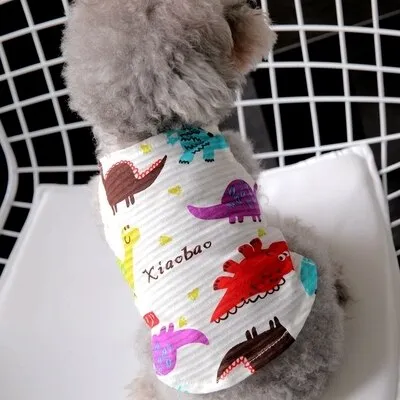 Cute Pets Clothes For Yorkshire Terrier Dogs Little Puppies Small Animals Breeds Striped Summer Wedding Princess Cats Dresses