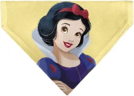 Disney Pet Bandana Snow White Smiling Face Pose Yellow Slip On Collar Bandana Only