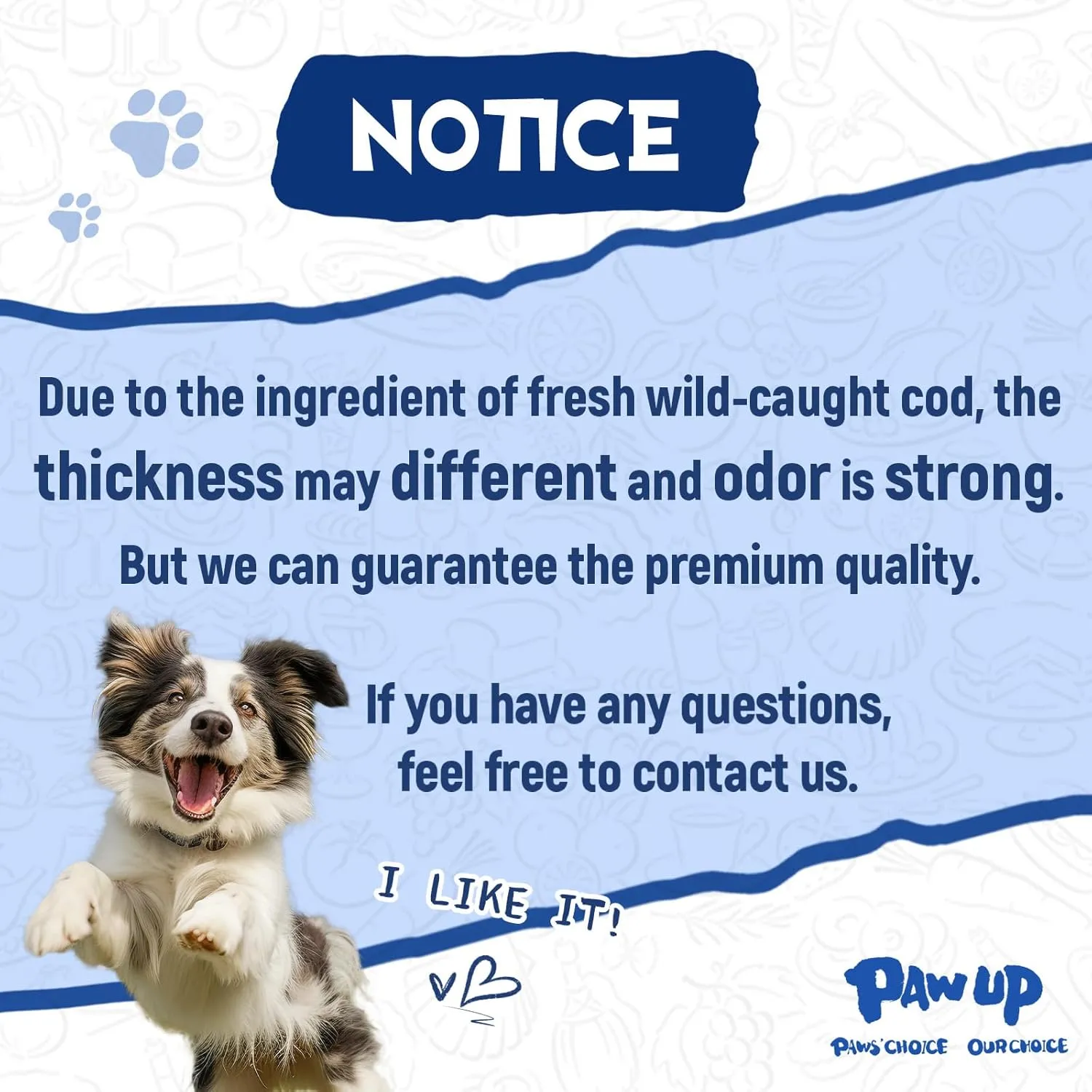 Dog Treats, Cod Skins Dog Treat with Taurine, One-Ingredient Grain-Free Chew Fish Skin Rolls Rich in Omega3, 8 oz