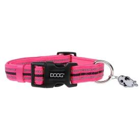 DOOG Neoprene Lady Neon Pink Dog Collar Small^^^