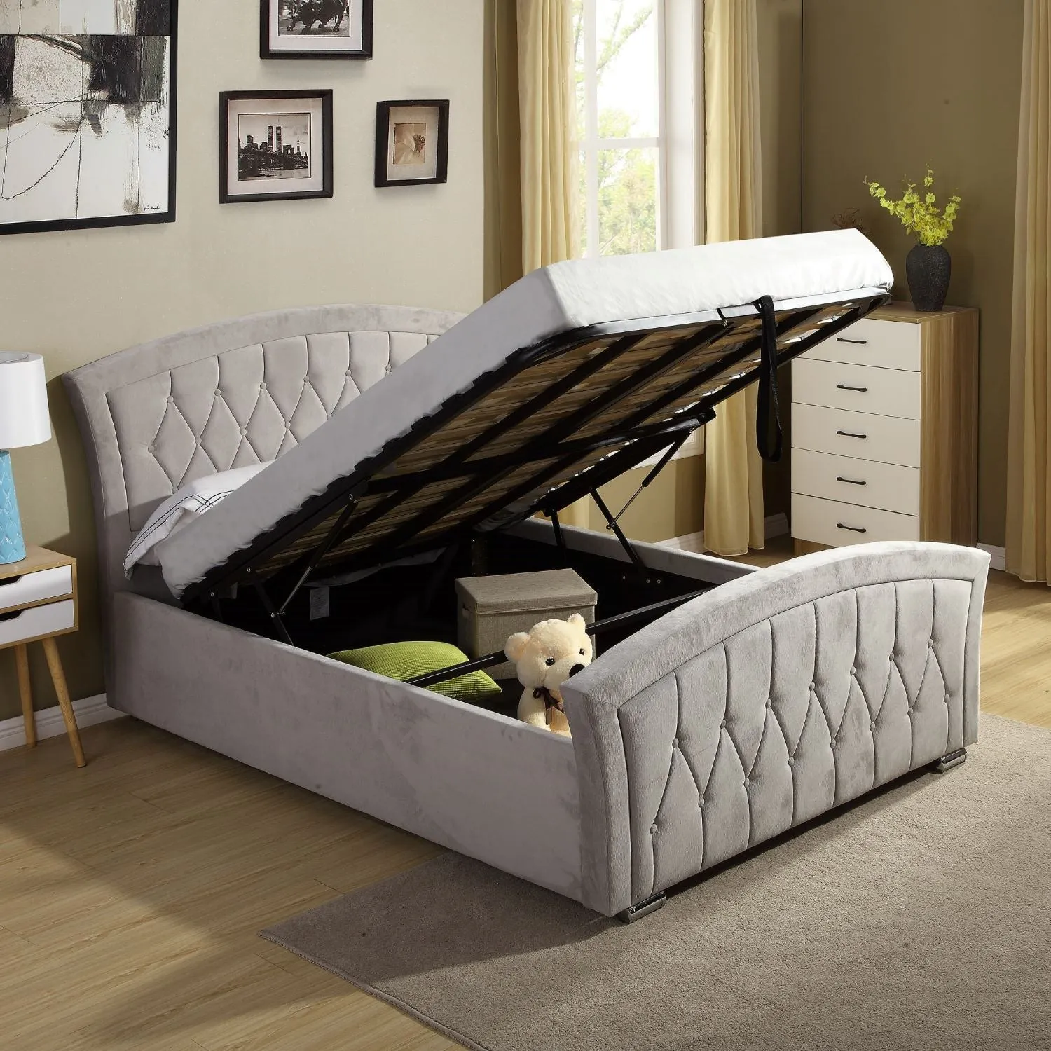 Ella Ottoman Double Bed