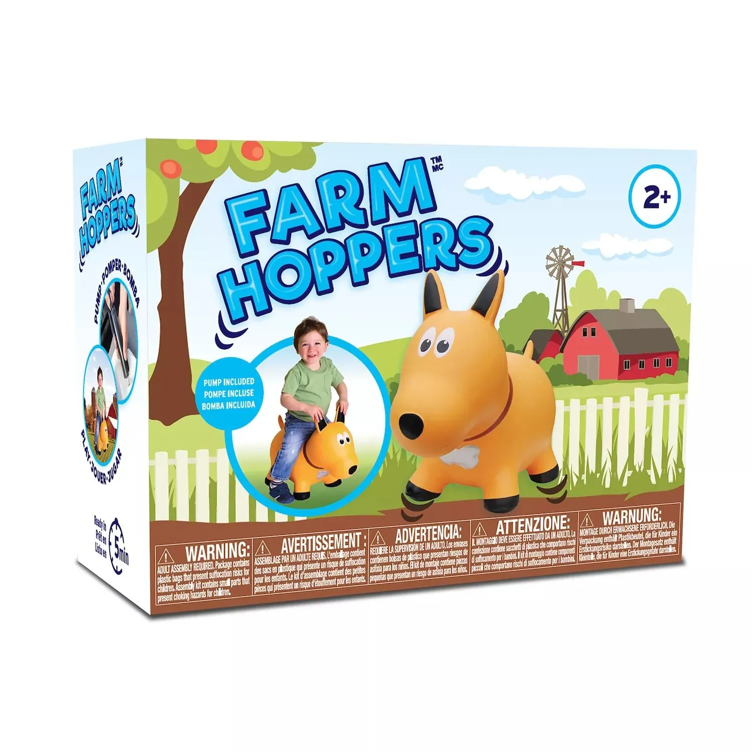Farm Hoppers Inflatable Dog Hopper Toy