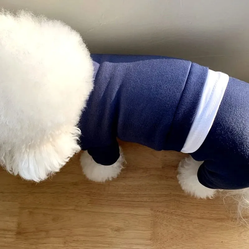 Fleece Sweatshirt & Jogger Pants All-in-one | Dog Sweatshirt | Dog Jogger Pants | Dog, Puppy Clothes | Dog, Puppy Clothing | Dog Jumpsuit