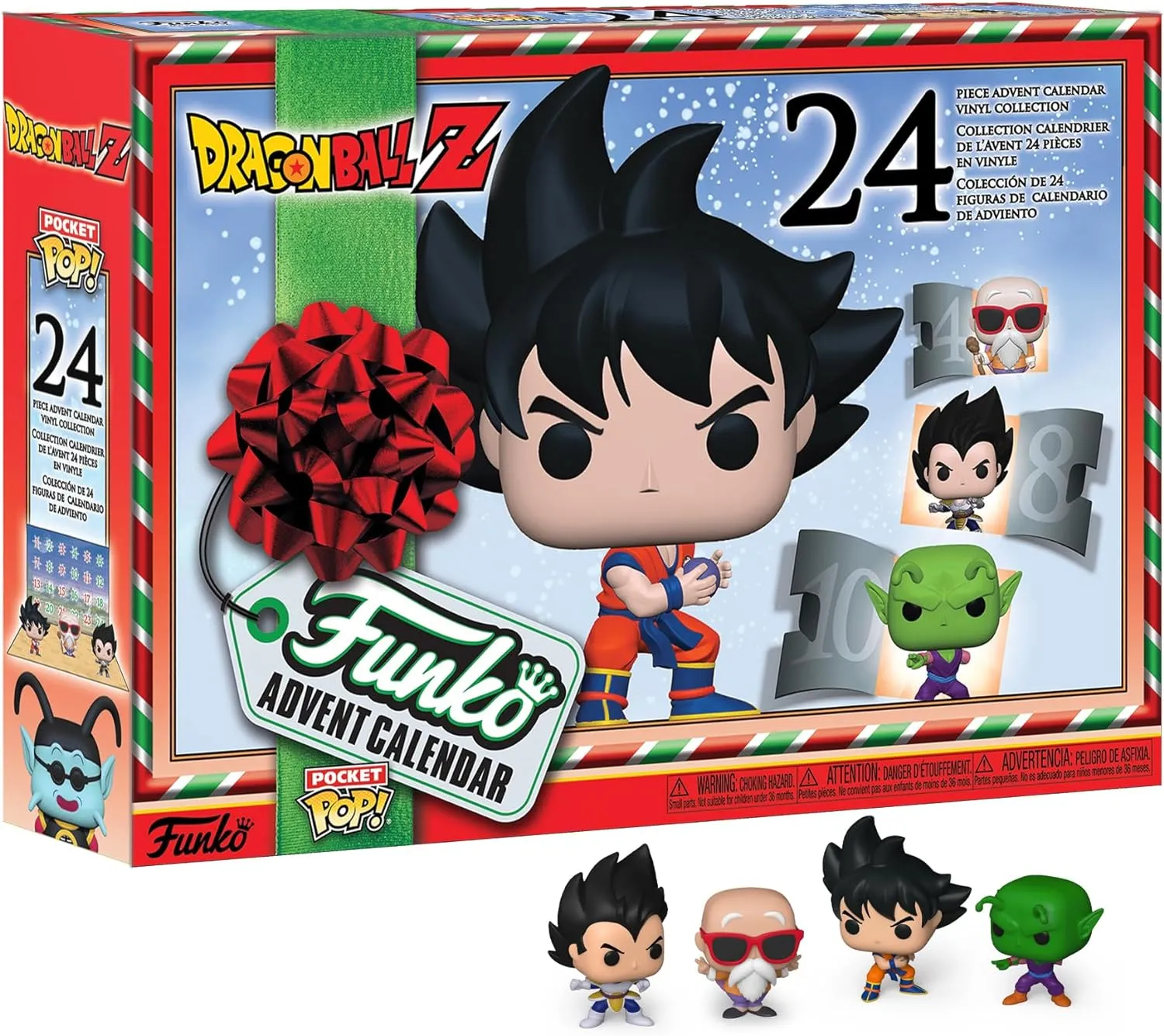 Funko Advent Calendar: Dragon Ball Z - Goku - 24 Days of Surprise - Collectible Vinyl Mini Figures - Mystery Box - Gift Idea - Holiday Xmas for Girls, Boys & Kids - Christmas Countdown