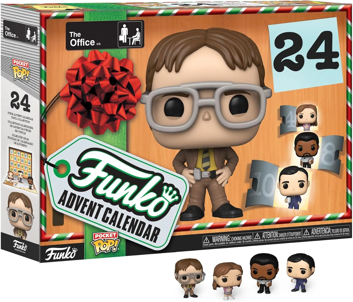 Funko Advent Calendar: the Office - Michael Scott - 24 Days Of Surprise - Collectible Vinyl Mini Figures - Mystery Box - Gift Idea - Holiday Xmas for Girls, Boys & Kids - Christmas Countdown
