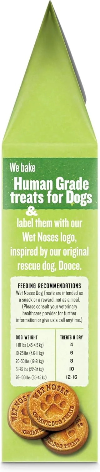 Grain-Free Organic Crunchy Dog Treats  for All Pet Sizes, Breeds  All-Natural Puppy Treat  100% Human-Grade  Delicious Snacks for Dogs  14 Oz., Grain Free - Apple Ginger, 2 X 14oz Box