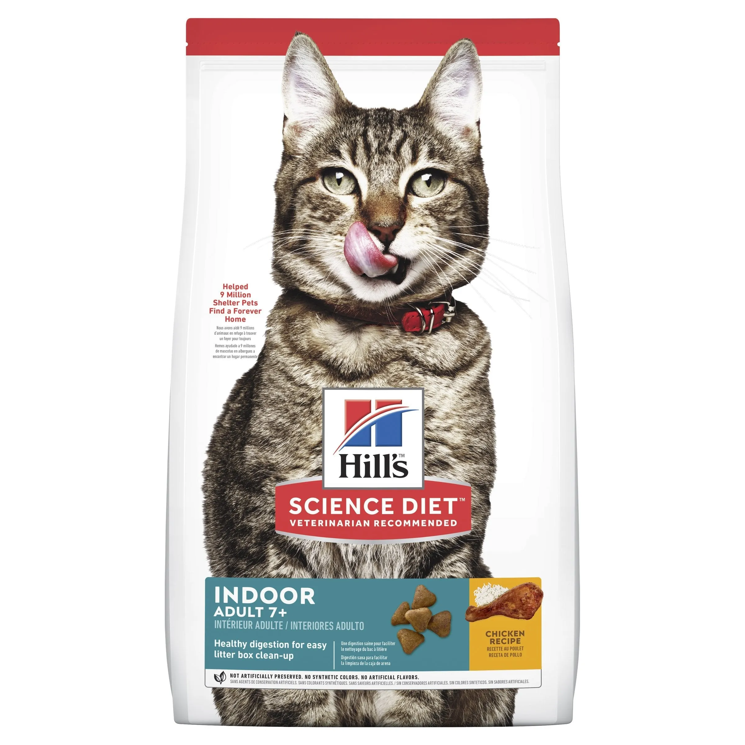 Hills Science Diet Indoor Adult 7  Dry Cat Food 3.17kg^^^