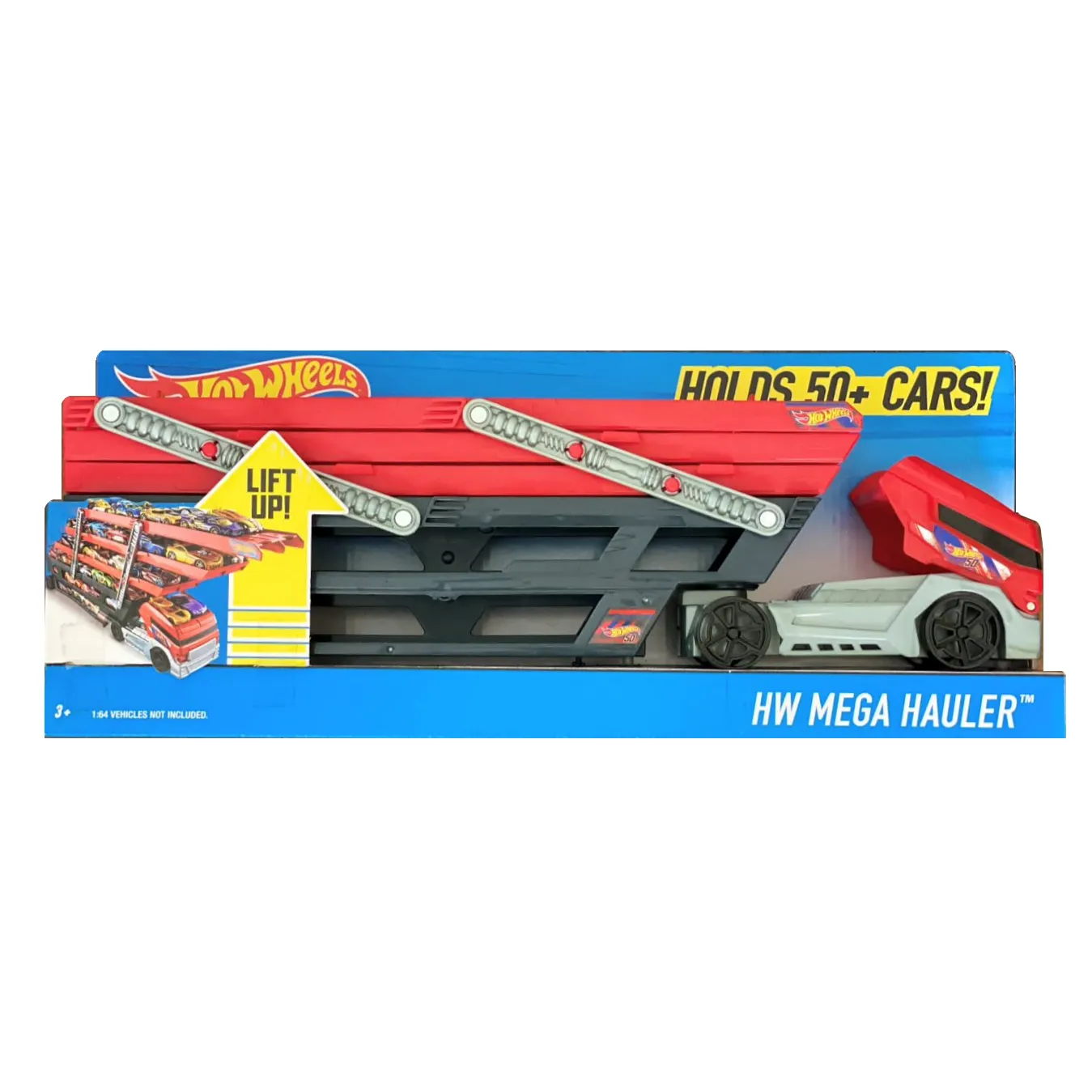 Hot Wheels HW Mega Hauler Holds 50  Cars