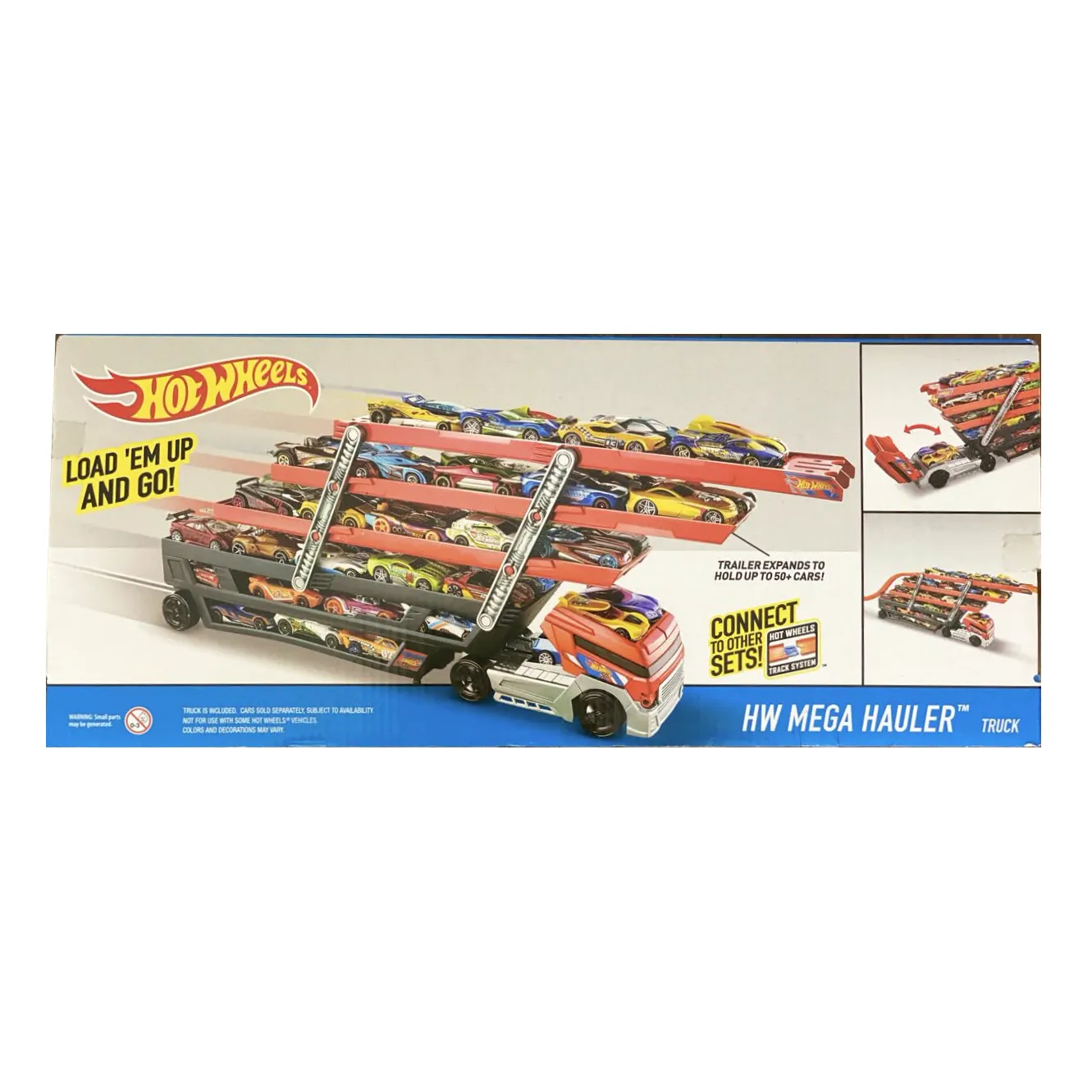 Hot Wheels HW Mega Hauler Holds 50  Cars