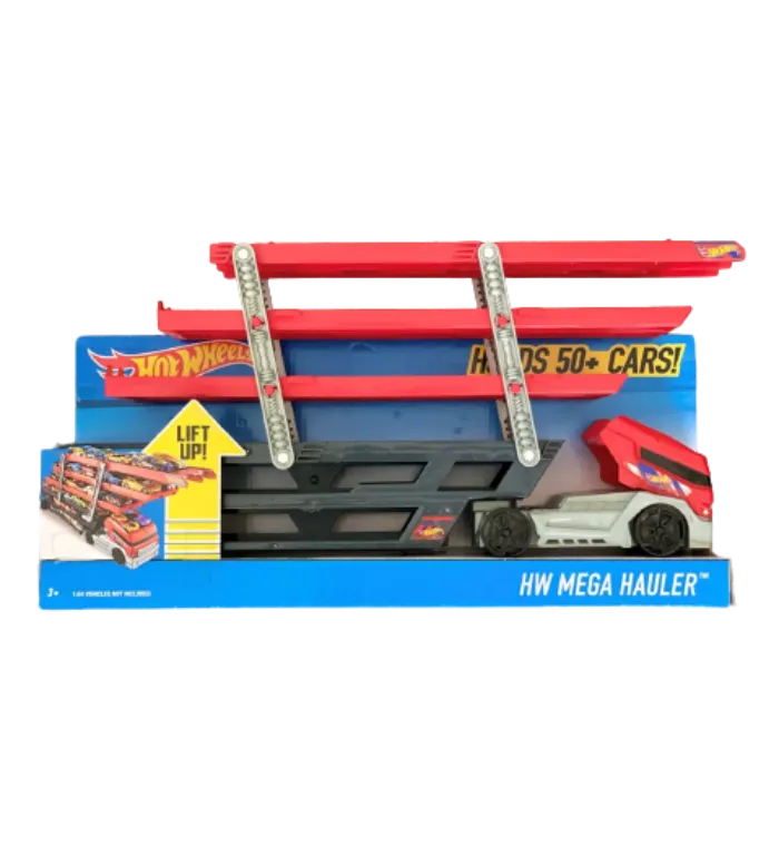 Hot Wheels HW Mega Hauler Holds 50  Cars