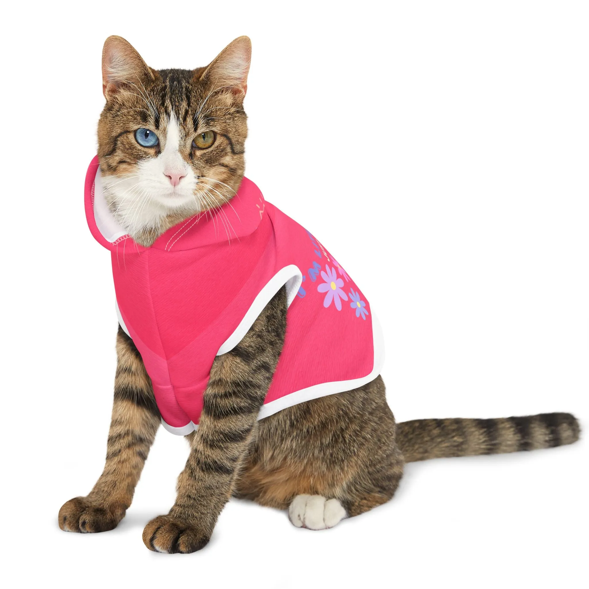 I'm Literally Just a Girl Paired Paws Pullovers Pet Hoodie