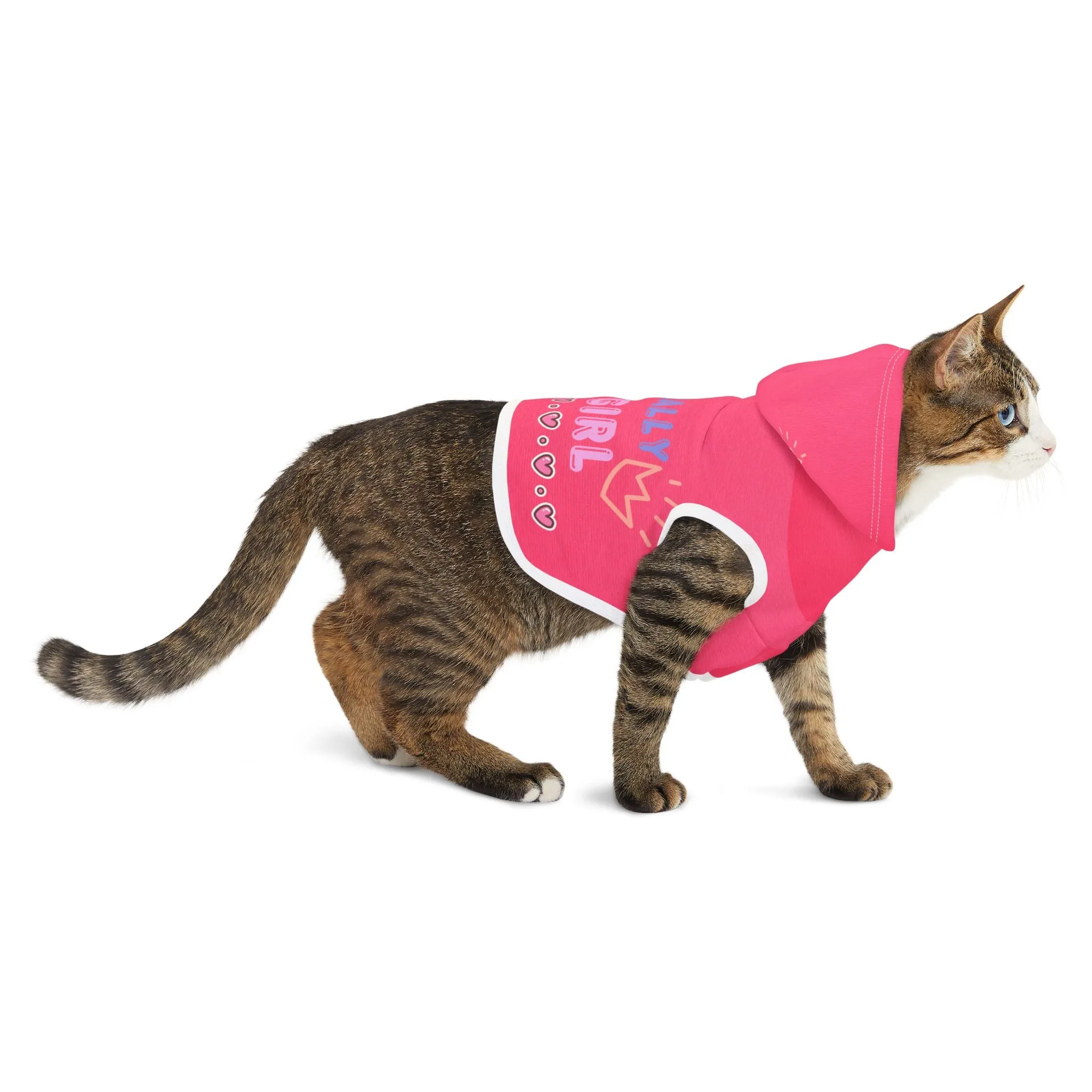 I'm Literally Just a Girl Paired Paws Pullovers Pet Hoodie