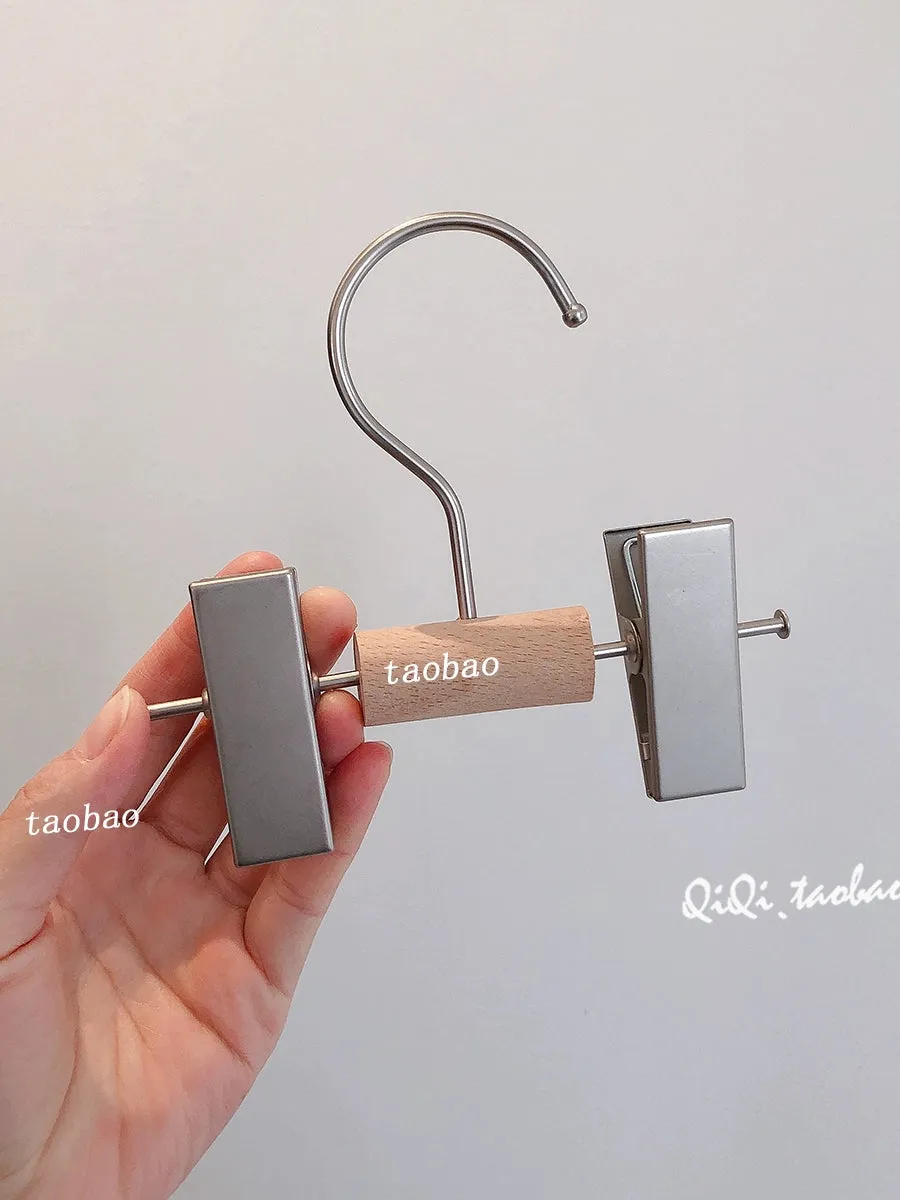Log Style Mini Baby Pet Clothes Hanger Clip Hanger