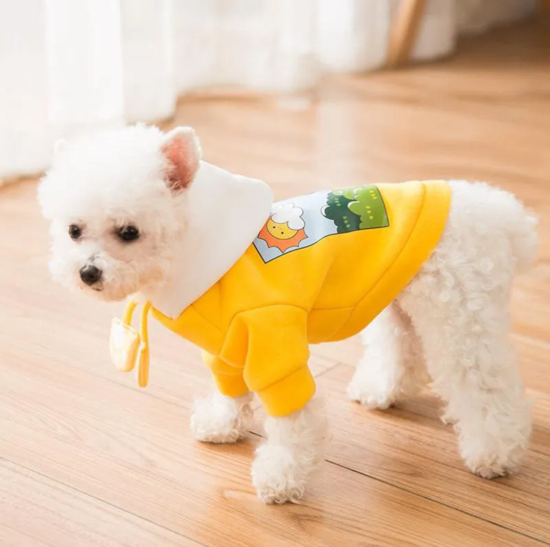New autumn and winter hooded sweater cat small dog pet clothes