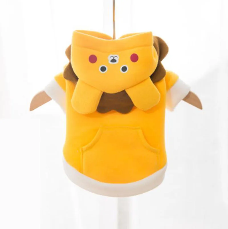 New autumn and winter hooded sweater cat small dog pet clothes