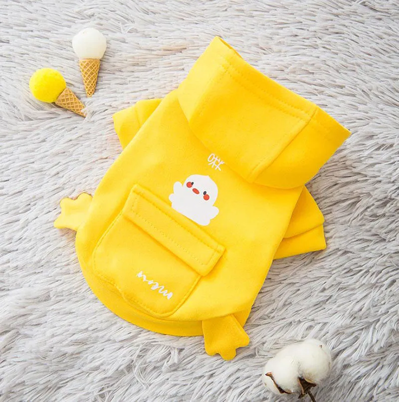New autumn and winter hooded sweater cat small dog pet clothes