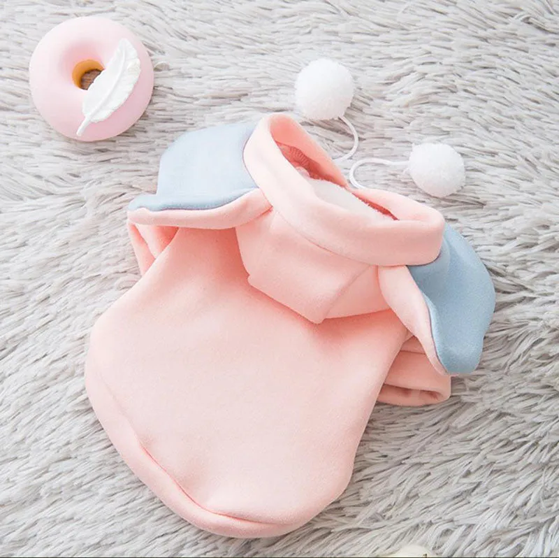 New autumn and winter hooded sweater cat small dog pet clothes