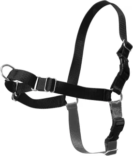 No Pull Dog Harness for Large Size Dogs, Adjustable Harness for Dog Training, Walking & Teach Better Leash Manners, Easy Control to Help Prevent Pets Pulling on Walks (Black, Large)