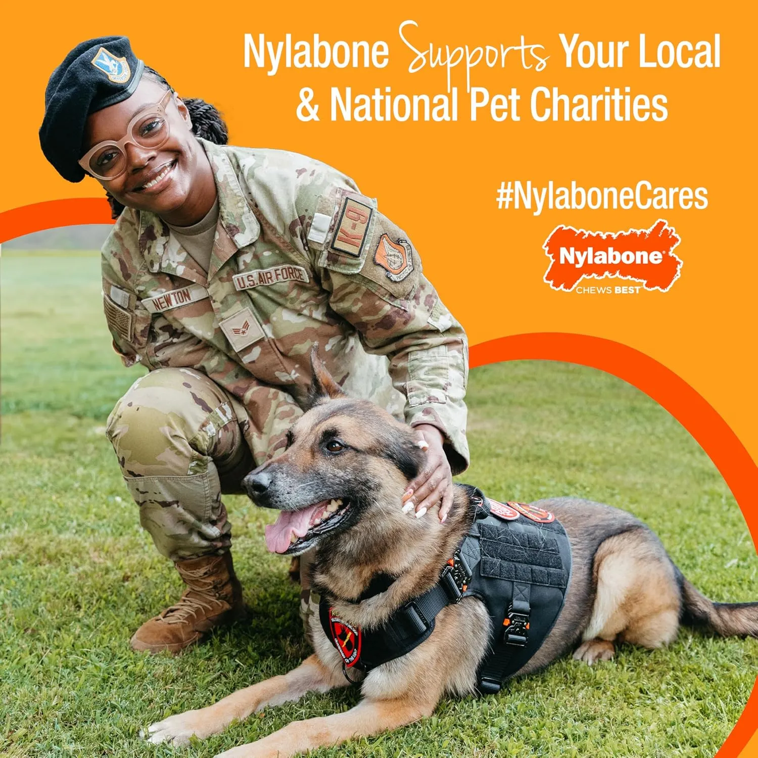Nylabone Healthy Edibles Natural Dog Chews Long Lasting Roast Beef & Chicken Flavor Treats for Dogs, Small/Regular (24 Count)