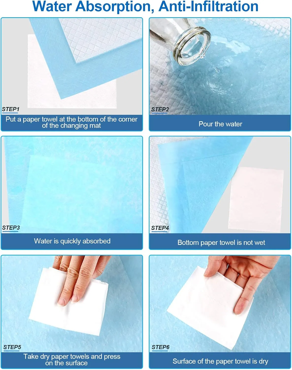 Ownpets Dog Training Extra Large Pad 35 x 32, Leak-Proof 6-Layer Pet Potty Training Pads Pee Pads with Quick-Dry Surface for Pets, Puppies, Adult, Sick & Aging Dogs, 20 Counts