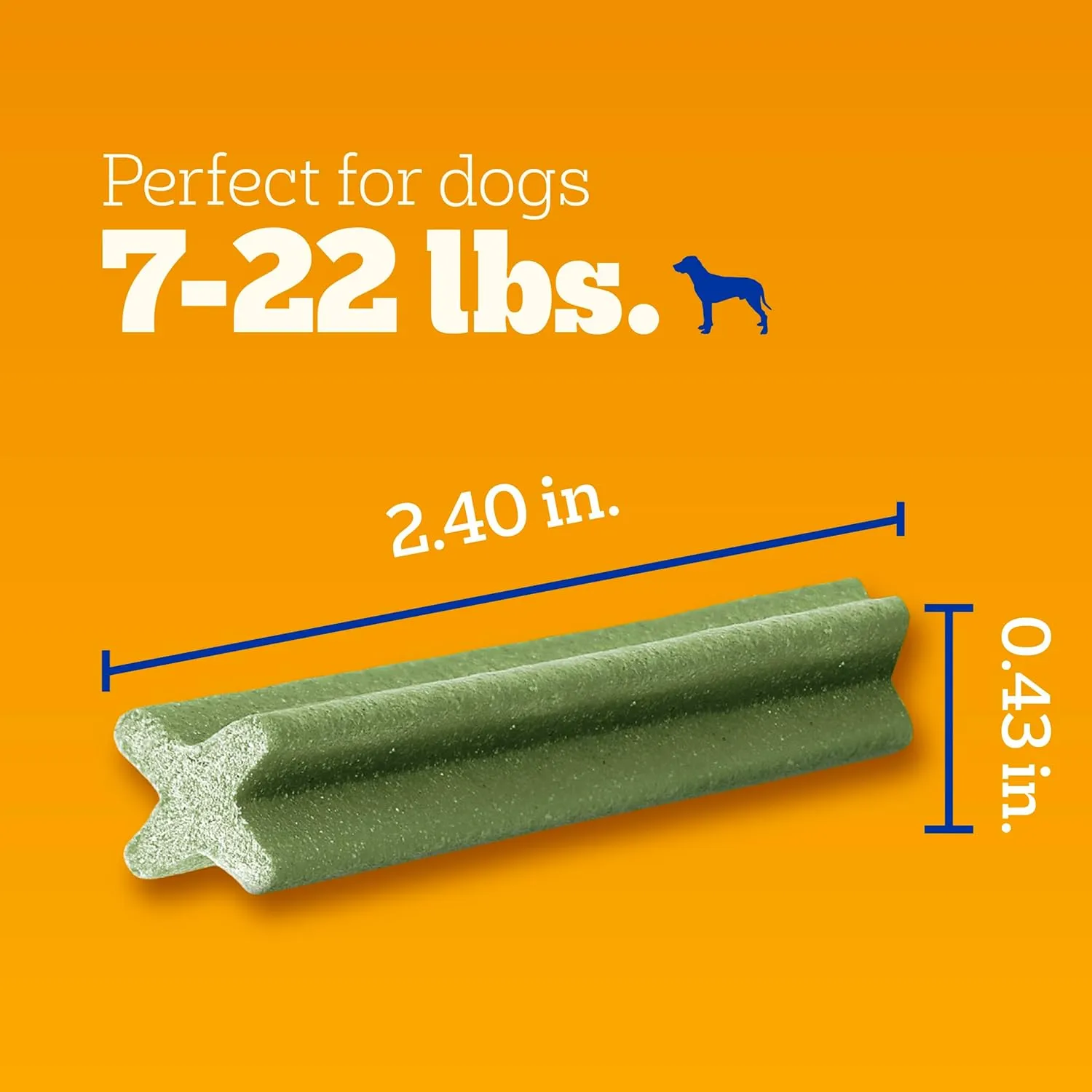 Pedigree Dentastix Small and Toy Breed Dog Treats, Fresh Flavor, 12.31 oz. Bag (51 Treats)