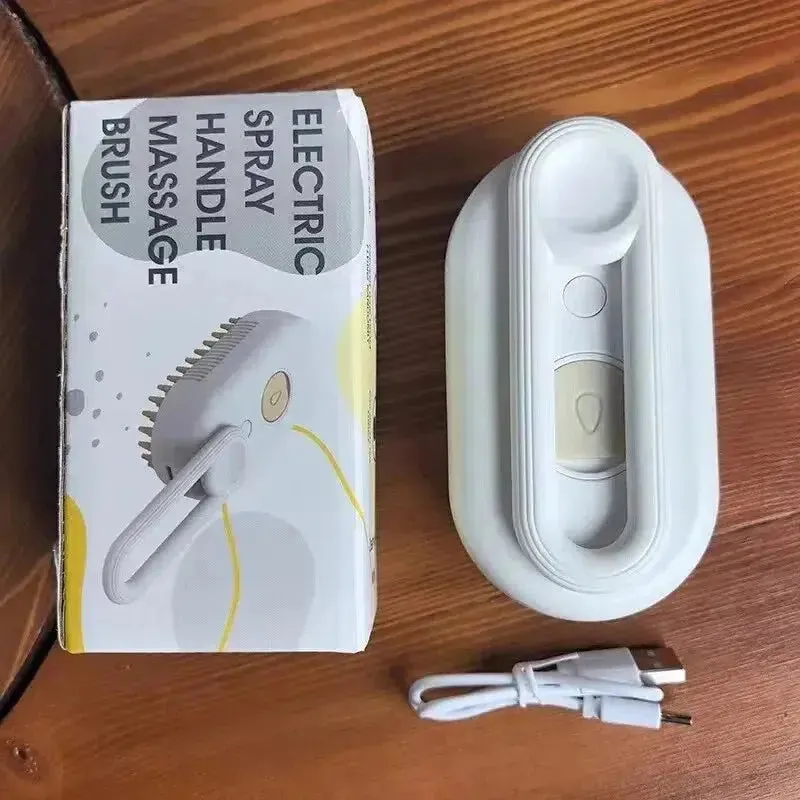 Pet Steam Spray Grooming Brush