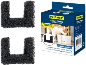 PetSafe Foam Filters for Cat and Dog Fountains, 2-Pack, Replacement Filters for Viva Pet Water Fountains for Cats and Dogs - PAC00-17960