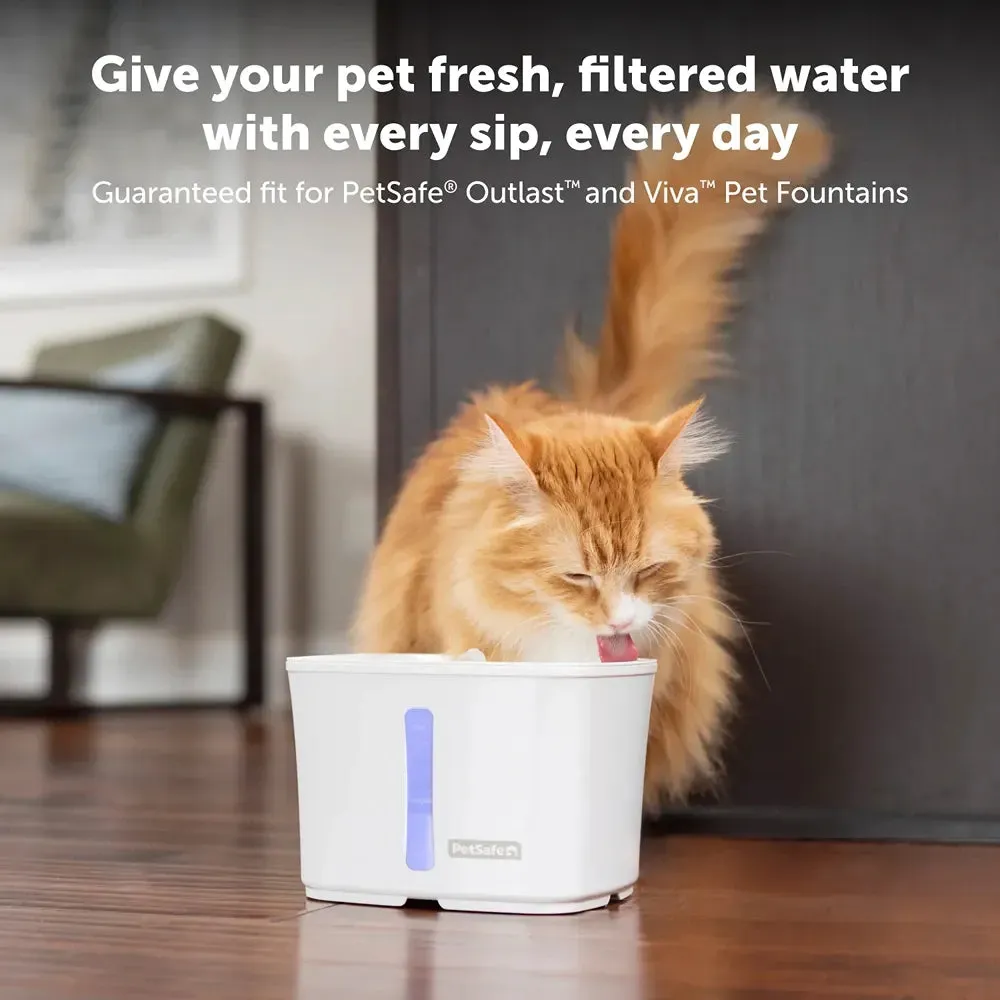 Petsafe Ion-X Pet Fountain Filters for Outlast & Viva Fountains - 4 Pack