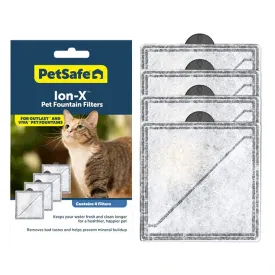 Petsafe Ion-X Pet Fountain Filters for Outlast & Viva Fountains - 4 Pack