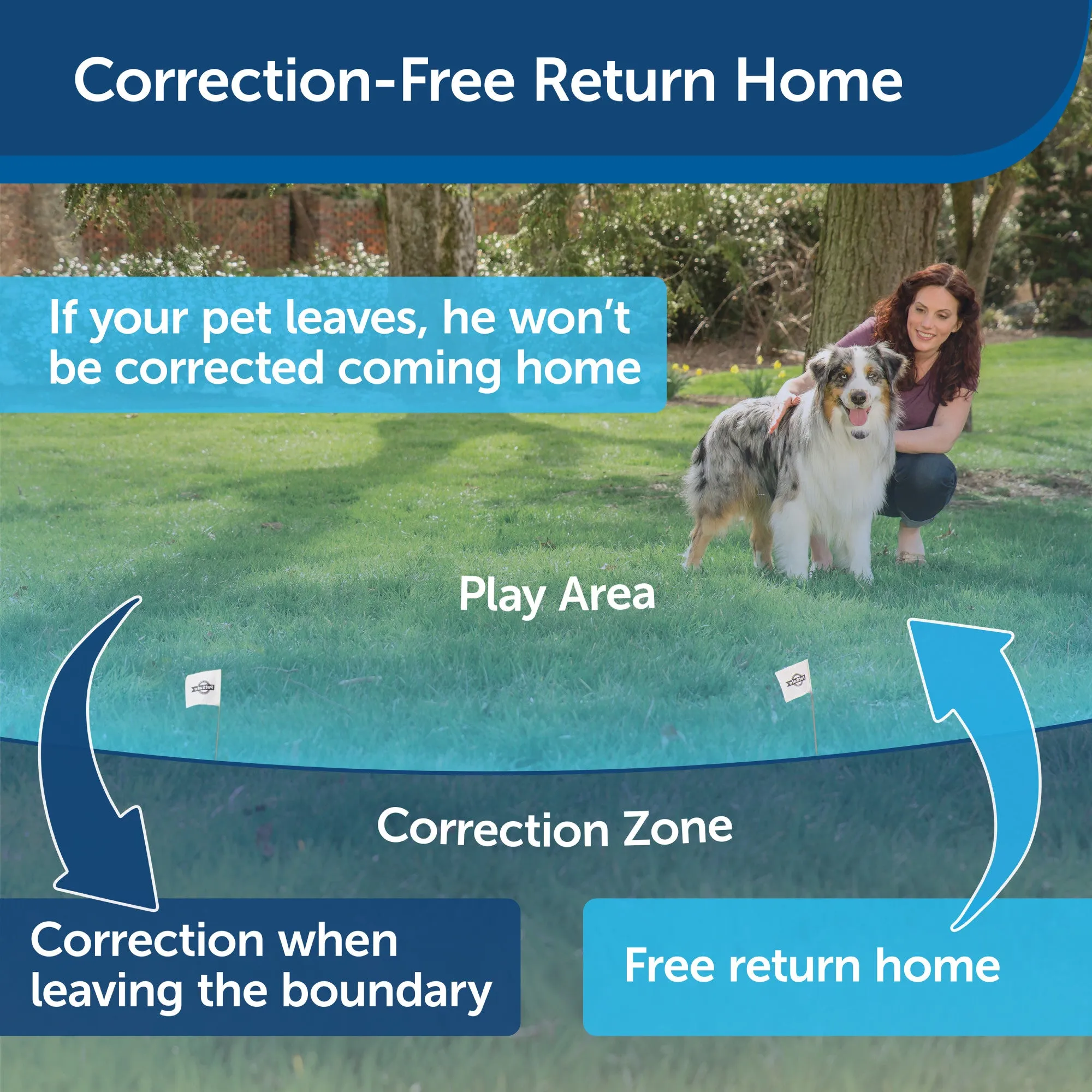 PetSafe Stay & Play Compact Wireless Fence, Secure up to 3/4 Acre Area, Portable System from the Parent Company of INVISIBLE FENCE Brand