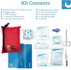 RC Pet Products Essential, Compact, Portable Pocket First Aid Kit