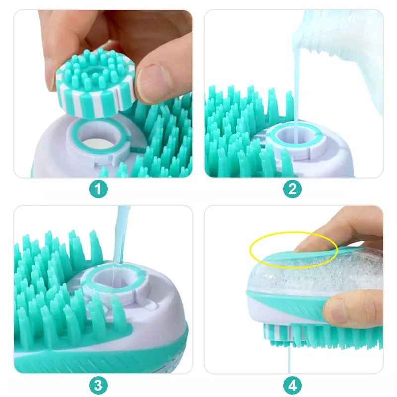Soft Silicone Grooming Comb