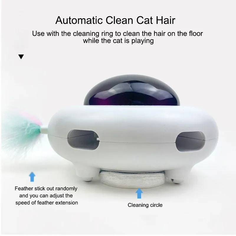 Spinning UFO Interactive Cat Toy