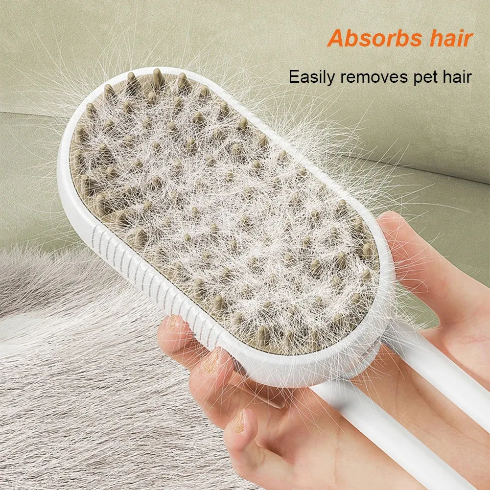 Steam Grooming Brush for Pets