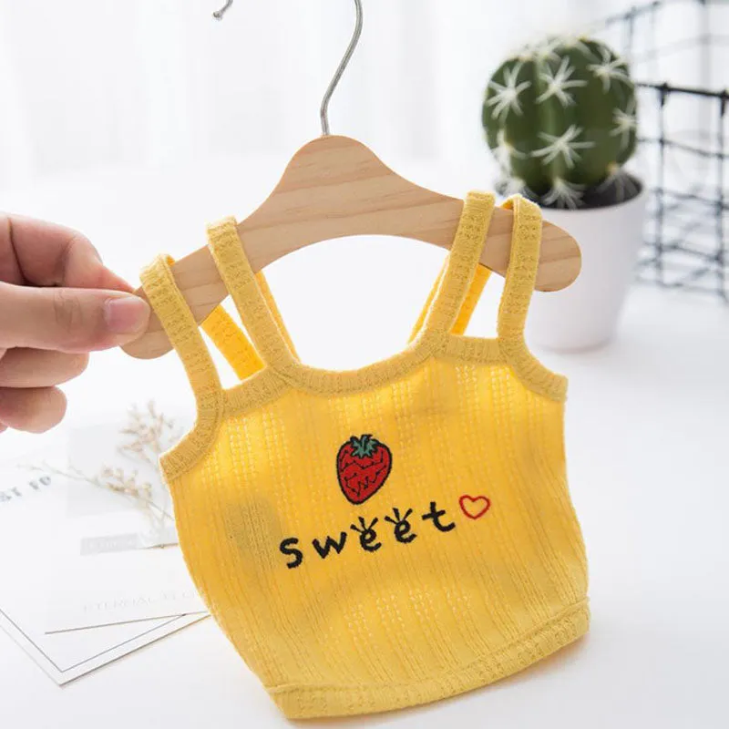 Summer cool pet clothes short small sling dog clothes
