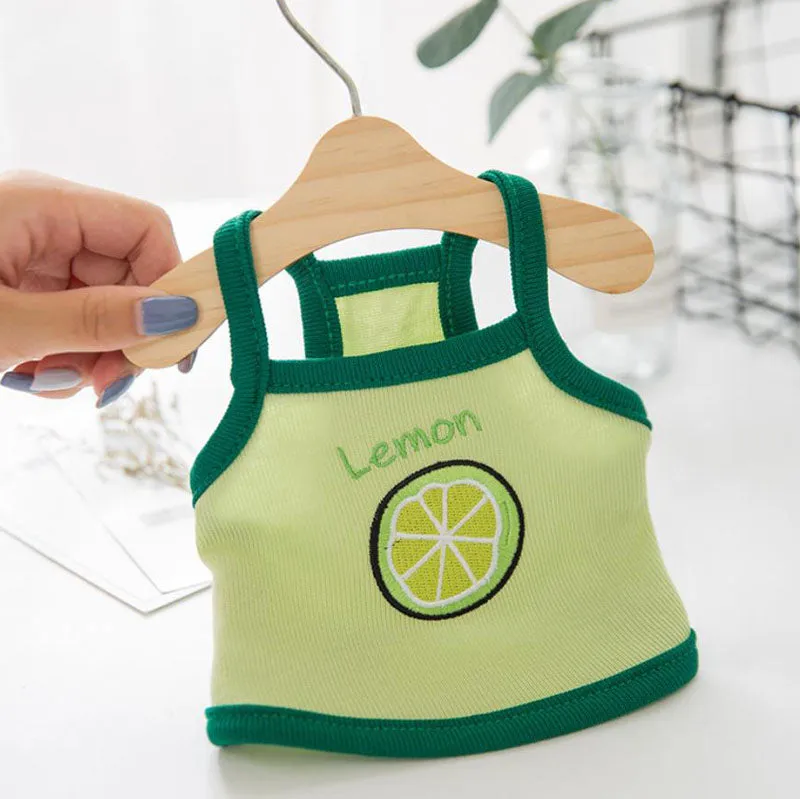 Summer cool pet clothes short small sling dog clothes