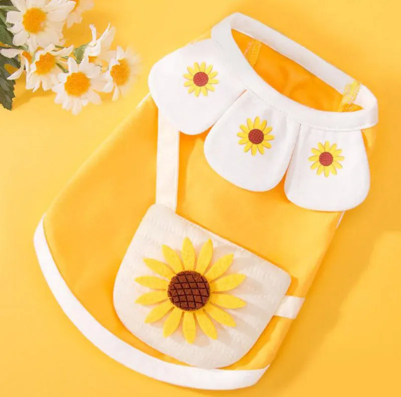 Summer cool pet clothes short small sling dog clothes