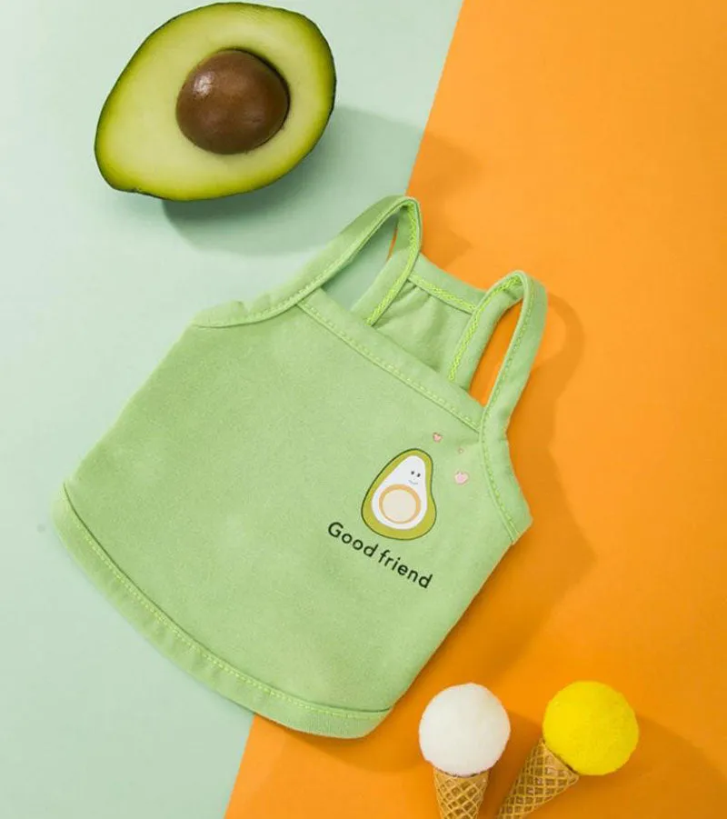 Summer cool pet clothes short small sling dog clothes