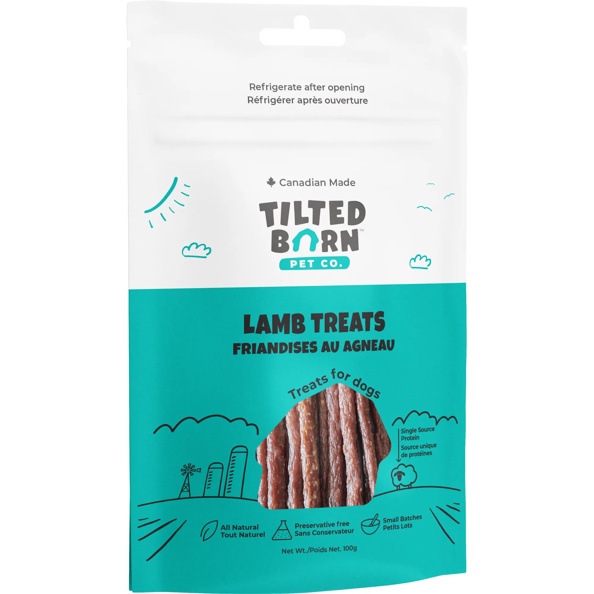 Tilted Barn Canadian Lamb Dog Treats
