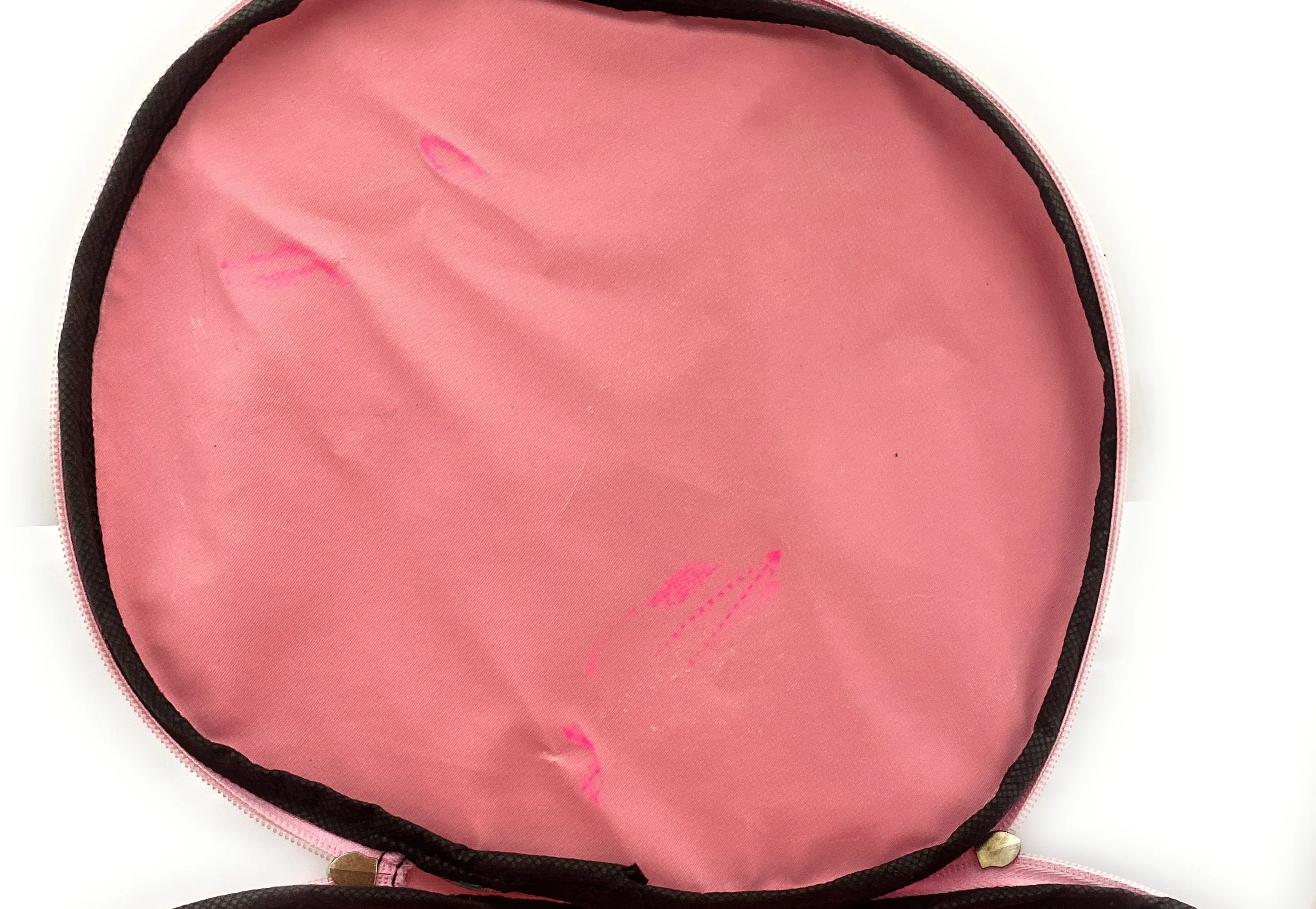 Tough-1 Great Grips 6-Piece Brush Set with Bag - Pink - Manufacturer Defect