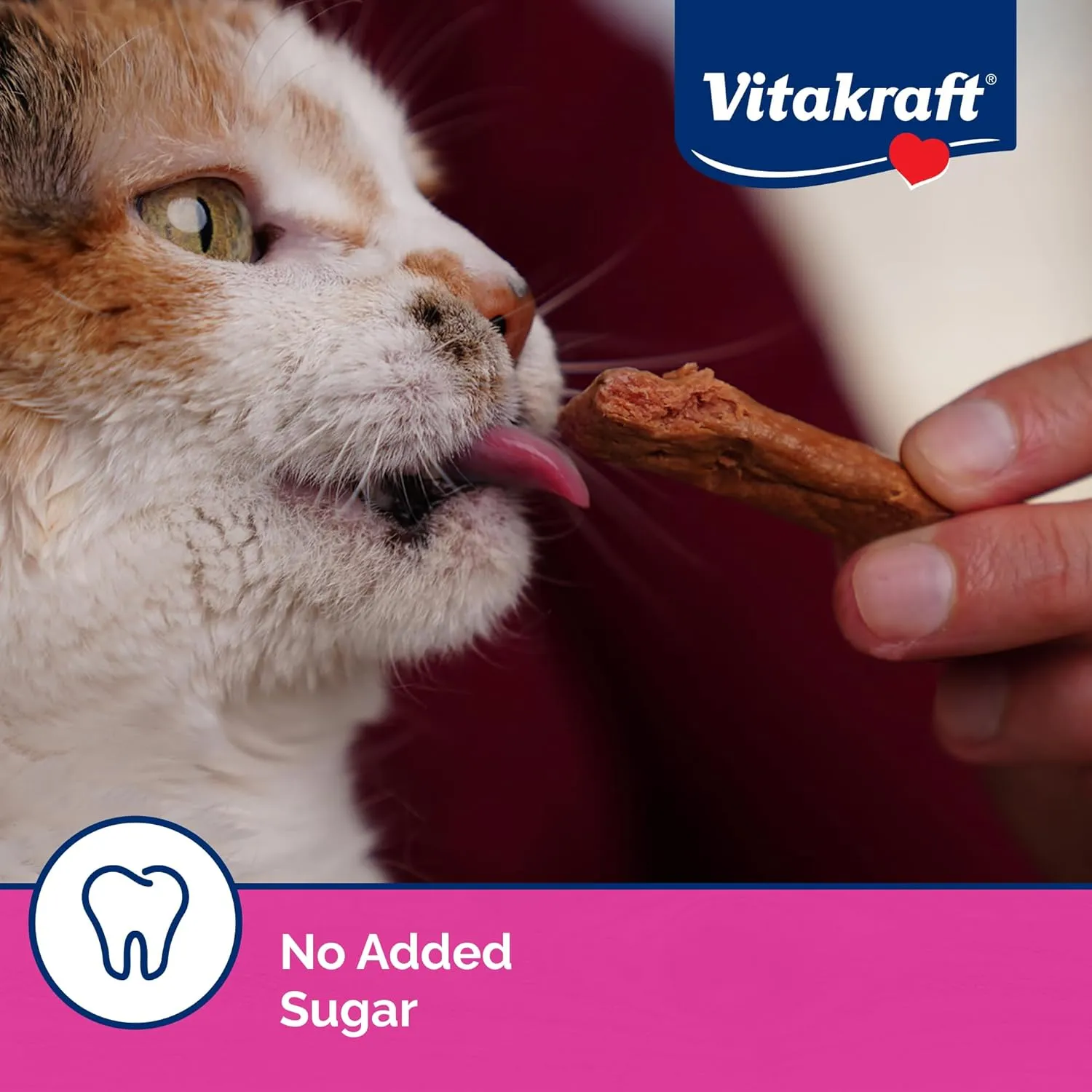 Vitakraft PurrSticks Meaty Cat Sticks - Chicken - Segmented and Breakable Meatstick - Deliciously Tender