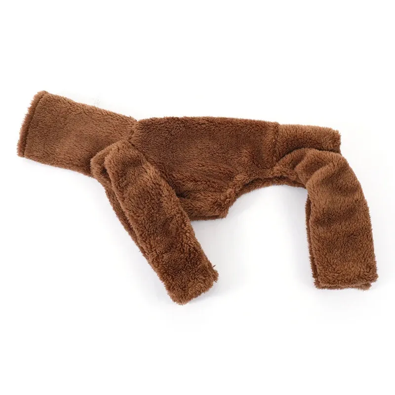 Winter Dog Clothes Onesies For Dogs Soft Puppy Clothes High Neck Warm Italian Greyhound Clothes Whippet/Mexican Hairless/Maltese