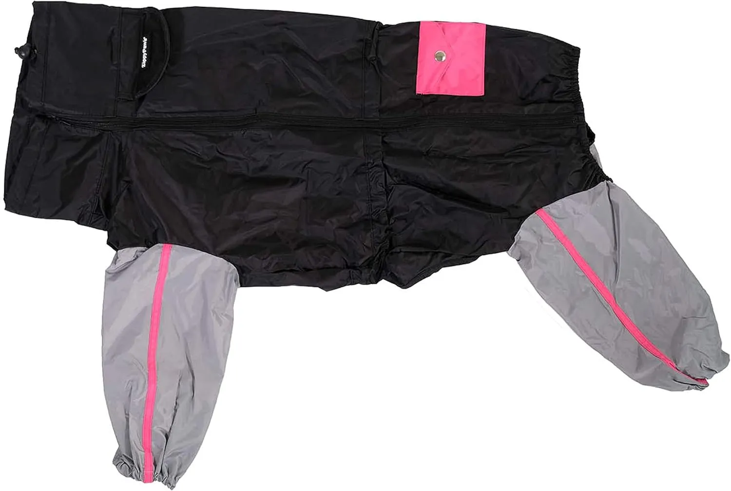 ZippyPaws Adventure Dog Raincoat - Waterproof Rain Jacket for Small & Large Dogs, Reusable Dog Poncho - Pink, Small