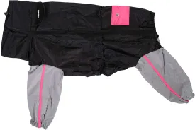ZippyPaws Adventure Dog Raincoat - Waterproof Rain Jacket for Small & Large Dogs, Reusable Dog Poncho - Pink, Small